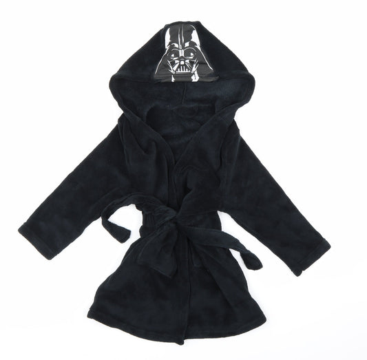 Preworn Boys Black    Robe Size 5-6 Years