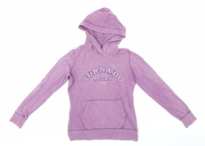 H&M Womens Purple   Pullover Hoodie Size M