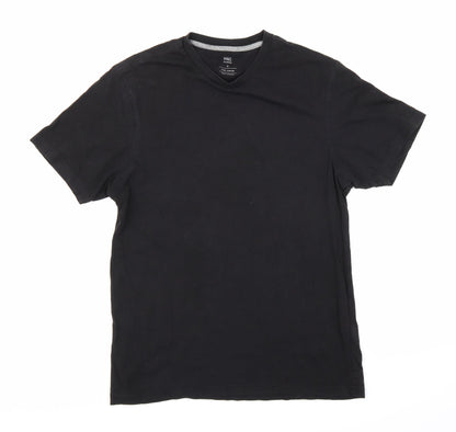 Marks and Spencer Mens Black    T-Shirt Size S