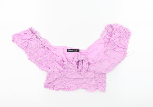 SheIn Womens Purple   Basic Blouse Size S