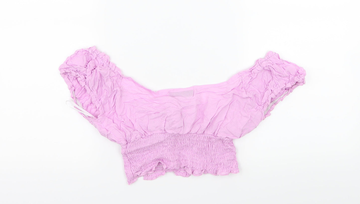 SheIn Womens Purple   Basic Blouse Size S