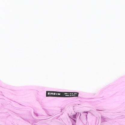 SheIn Womens Purple   Basic Blouse Size S