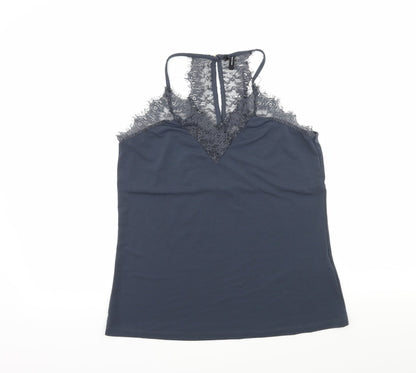 VERO MODA Womens Grey   Camisole Tank Size S