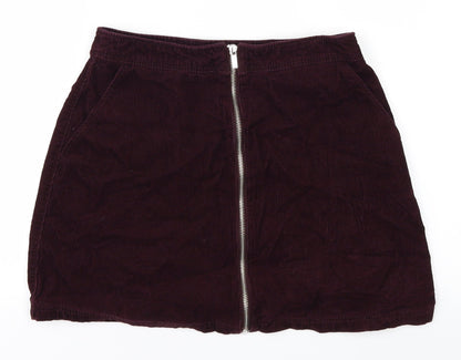 NewLook Womens Purple   A-Line Skirt Size 10