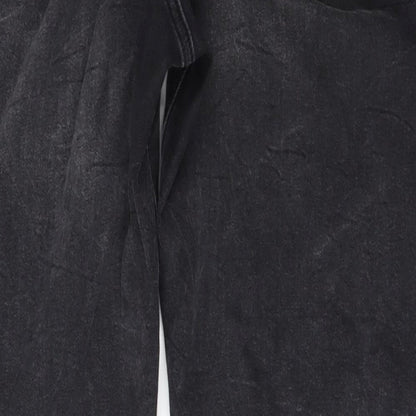 H&M Mens Black   Jegging Trousers Size L L27 in
