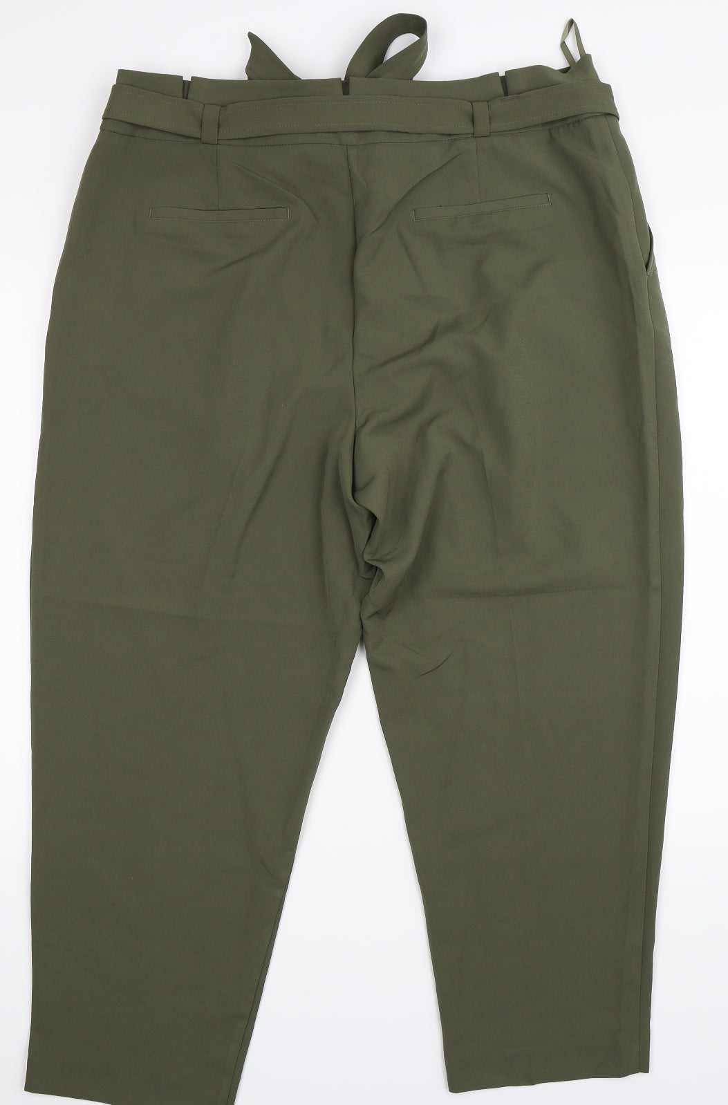 Newlook Womens Green   Dress Pants Trousers Size 18 L25 in