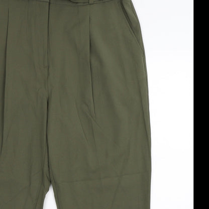 Newlook Womens Green   Dress Pants Trousers Size 18 L25 in