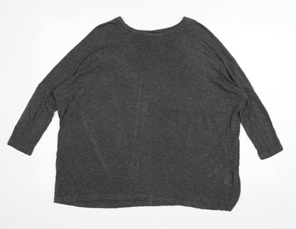 Primark Womens Grey   Basic T-Shirt Size 12