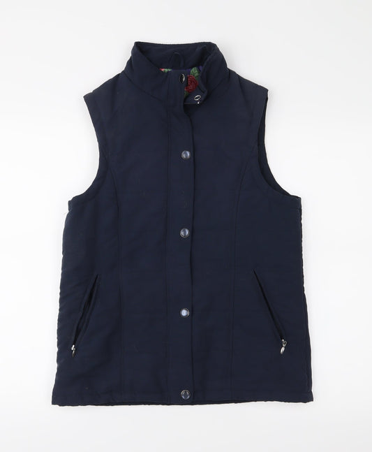 David Parry Womens Blue   Jacket Waistcoat Size 10