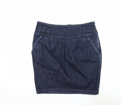 ORSAY Womens Blue  Denim Straight & Pencil Skirt Size 30