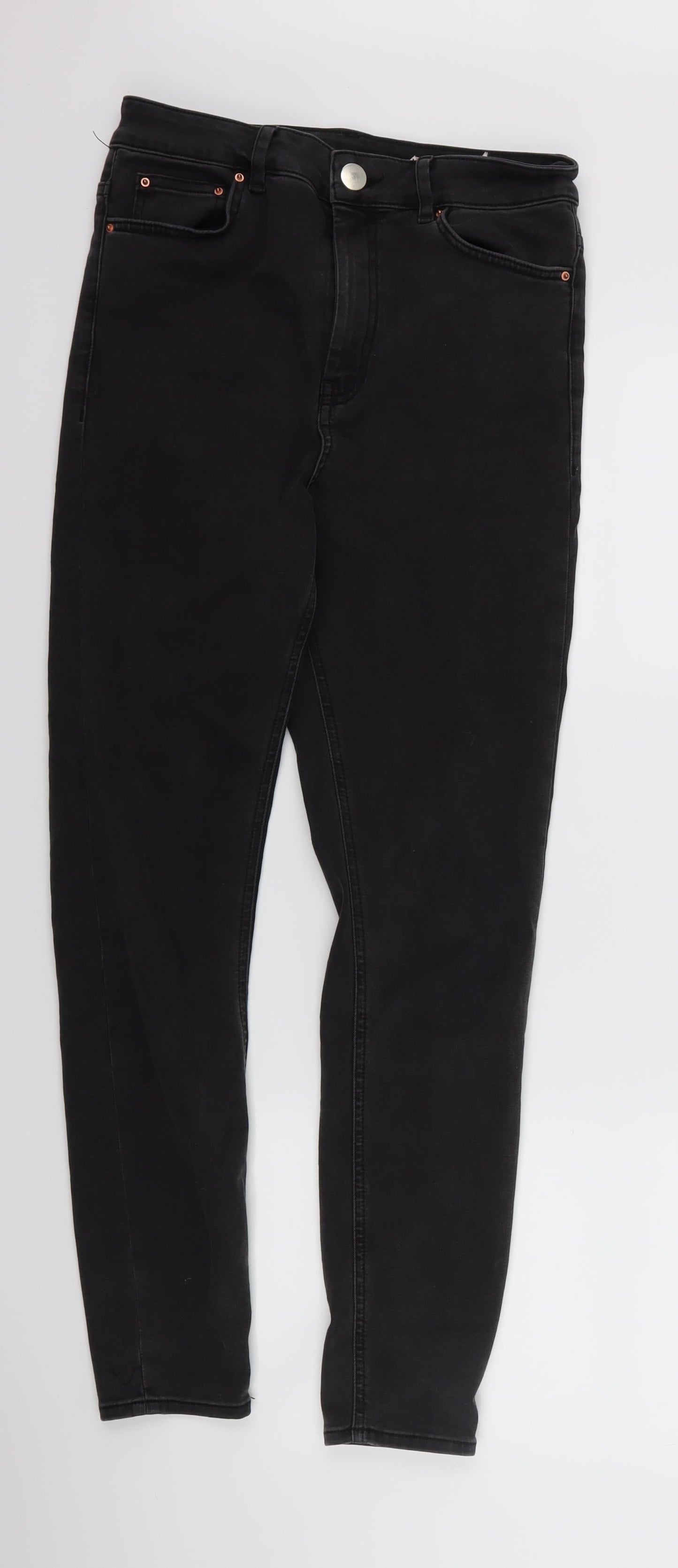 ASOS Womens Grey  Denim Skinny Jeans Size 28 L32 in