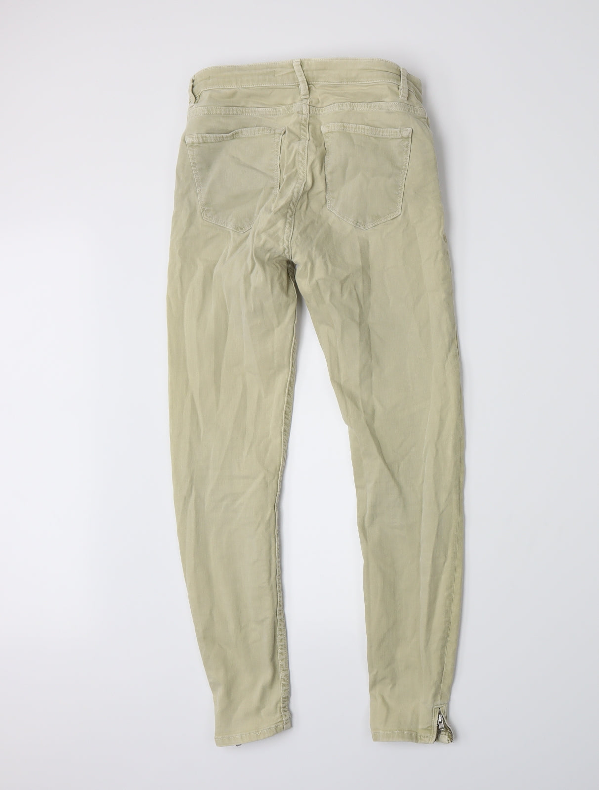 Zara Womens Beige   Skinny Jeans Size 8 L25 in