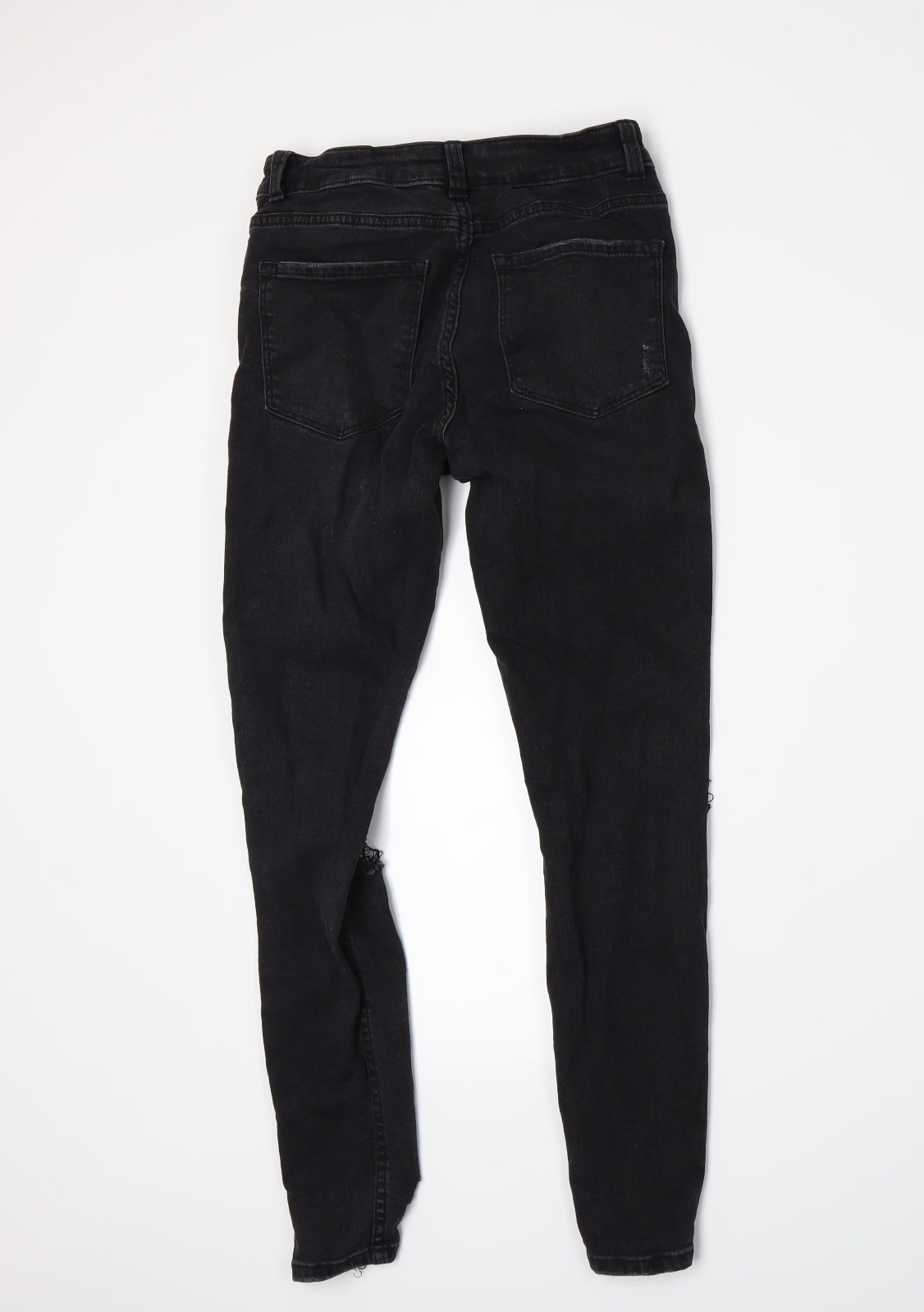 Primark Womens Grey  Denim Skinny Jeans Size 8 L27 in