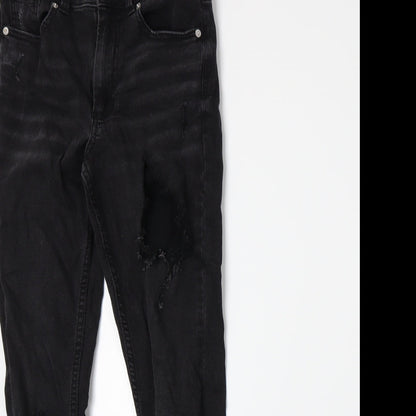 Primark Womens Grey  Denim Skinny Jeans Size 8 L27 in