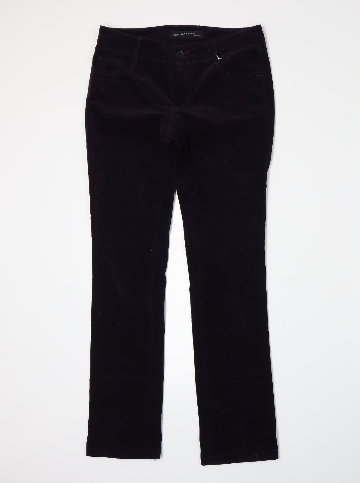 Zara Womens Purple   Straight Jeans Size 6 L28 in