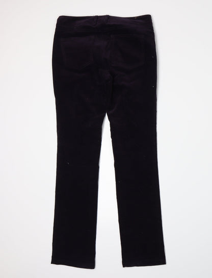 Zara Womens Purple   Straight Jeans Size 6 L28 in