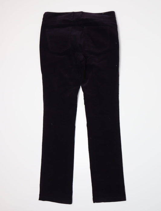 Zara Womens Purple   Straight Jeans Size 6 L28 in