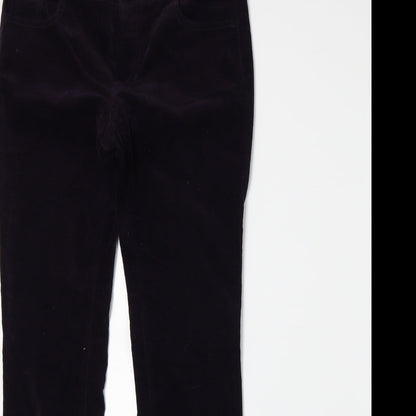 Zara Womens Purple   Straight Jeans Size 6 L28 in