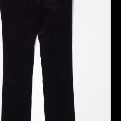 Zara Womens Purple   Straight Jeans Size 6 L28 in