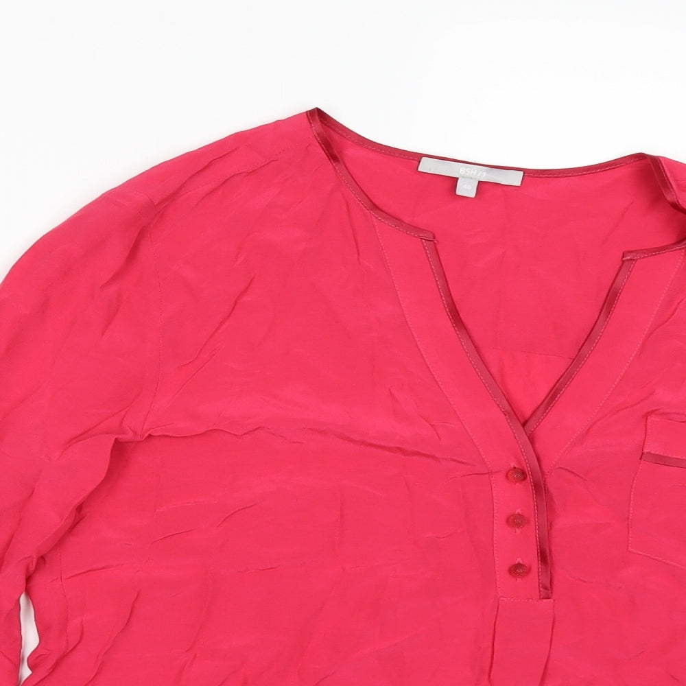 BSH73 Womens Pink   Tunic Blouse Size 8