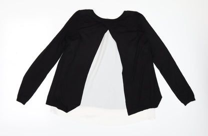 H&M Womens Black   Pullover Jumper Size S