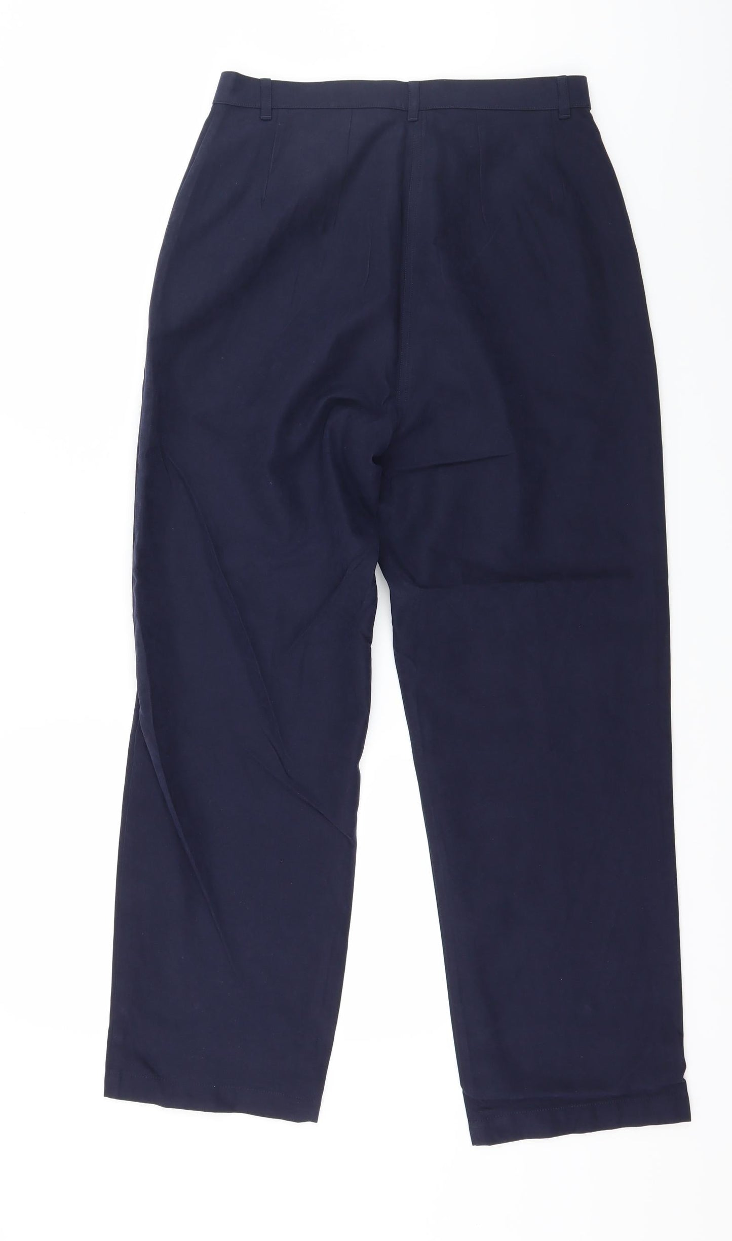 Womens UK Size 10 Preworn Regular Fit  Blue Trousers
