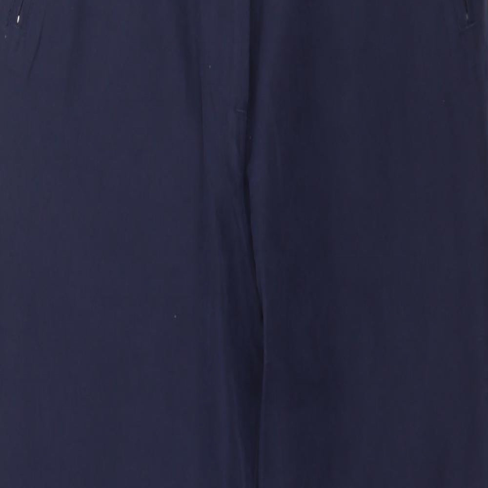 Womens UK Size 10 Preworn Regular Fit  Blue Trousers