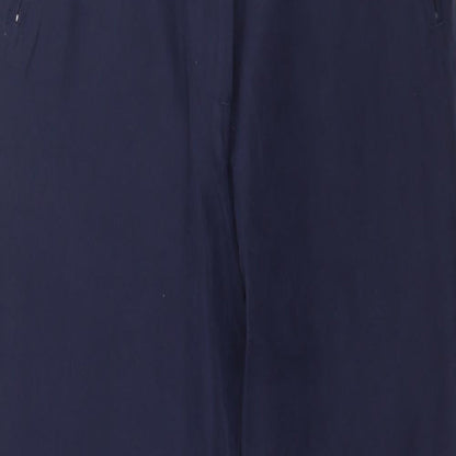 Womens UK Size 10 Preworn Regular Fit  Blue Trousers