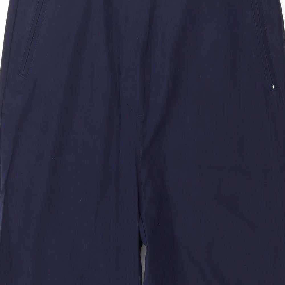 Womens UK Size 12 Preworn Regular Fit  Blue Trousers