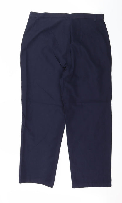 Preworn Womens Blue   Trousers  Size 16 L26 in