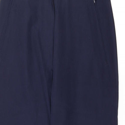 Womens UK Size 12 Preworn Regular Fit  Blue Trousers