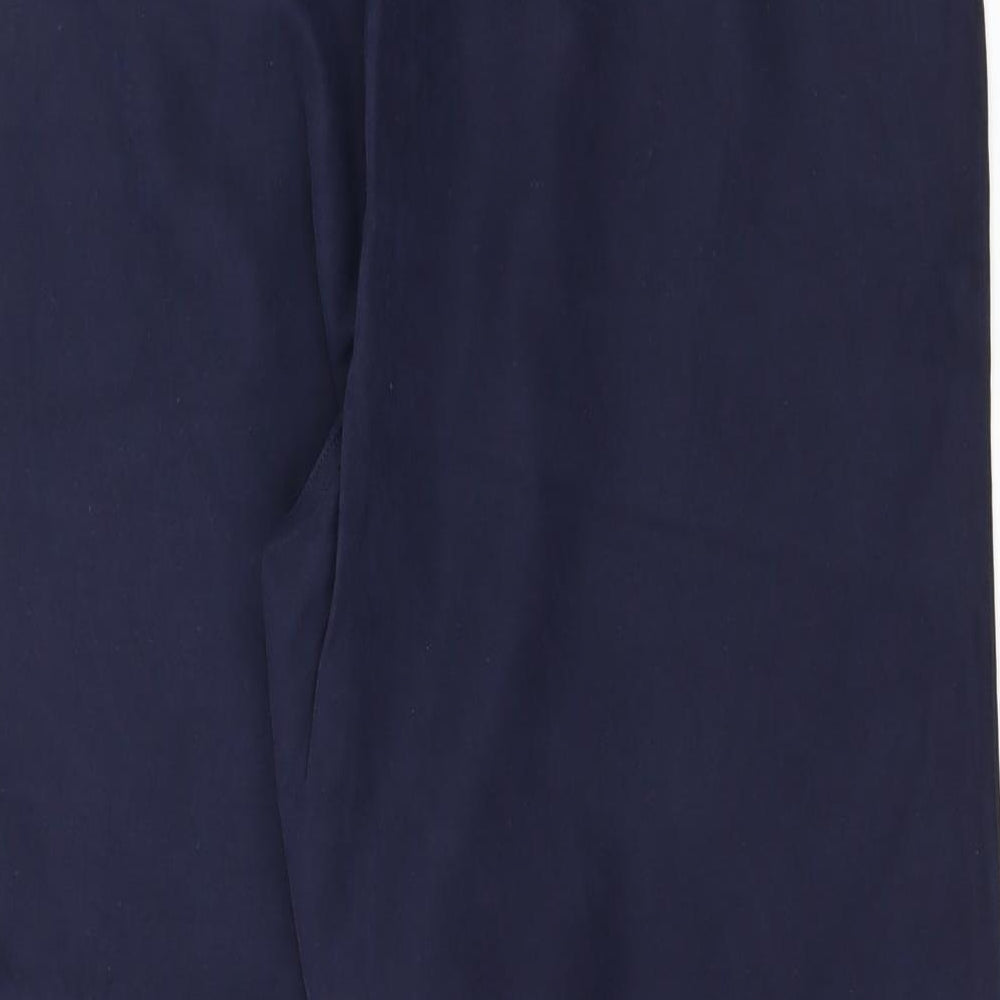 Womens UK Size 12 Preworn Regular Fit  Blue Trousers
