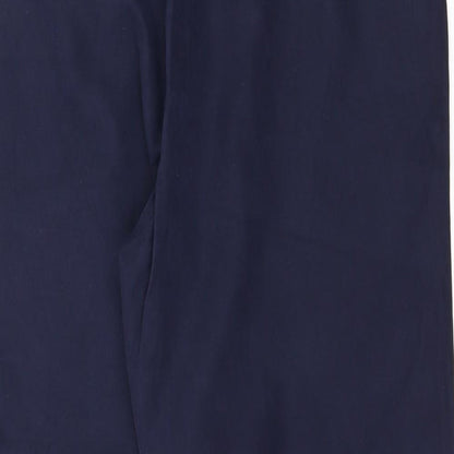 Womens UK Size 12 Preworn Regular Fit  Blue Trousers