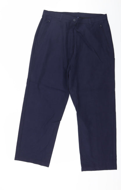 Preworn Womens Blue   Trousers  Size 16 L26 in