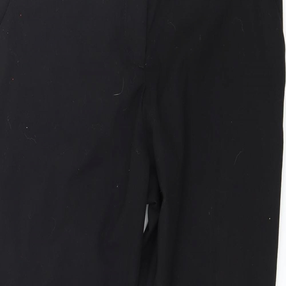 Womens UK Size 10 H&M Regular Fit  Black Trousers