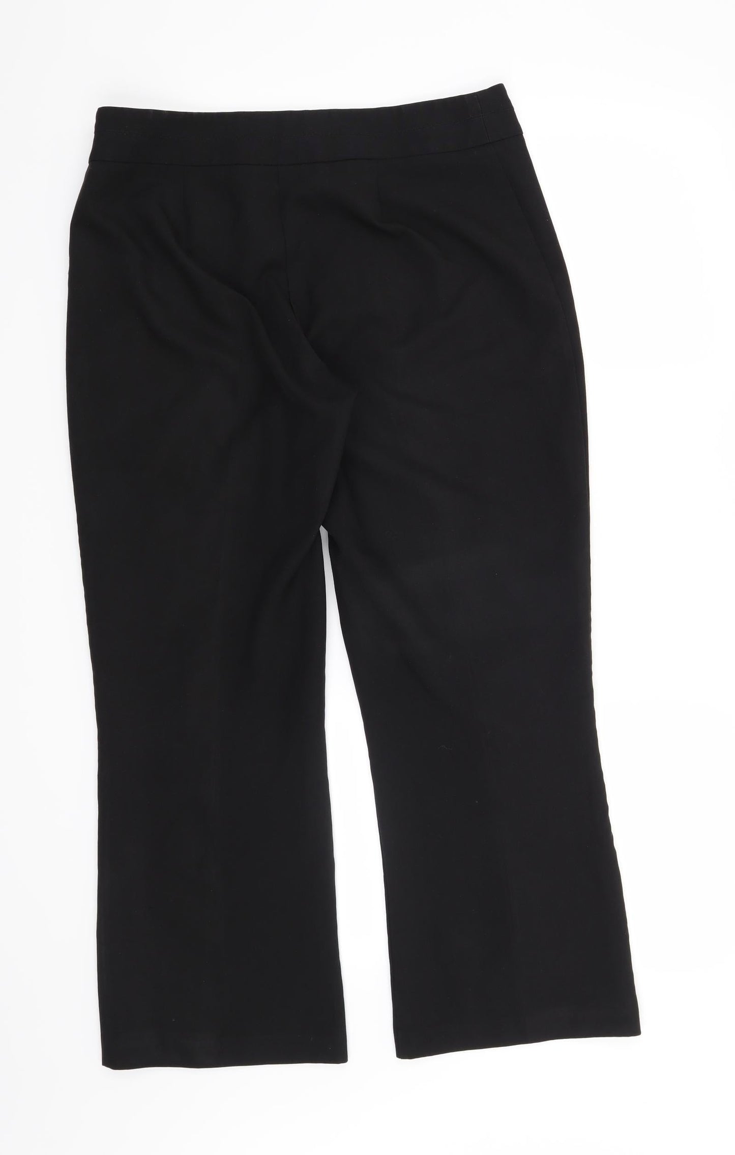 Womens UK Size 14 BHS Regular Fit  Black Trousers