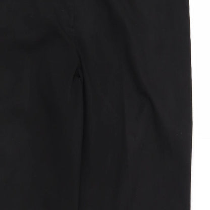 Womens UK Size 14 BHS Regular Fit  Black Trousers