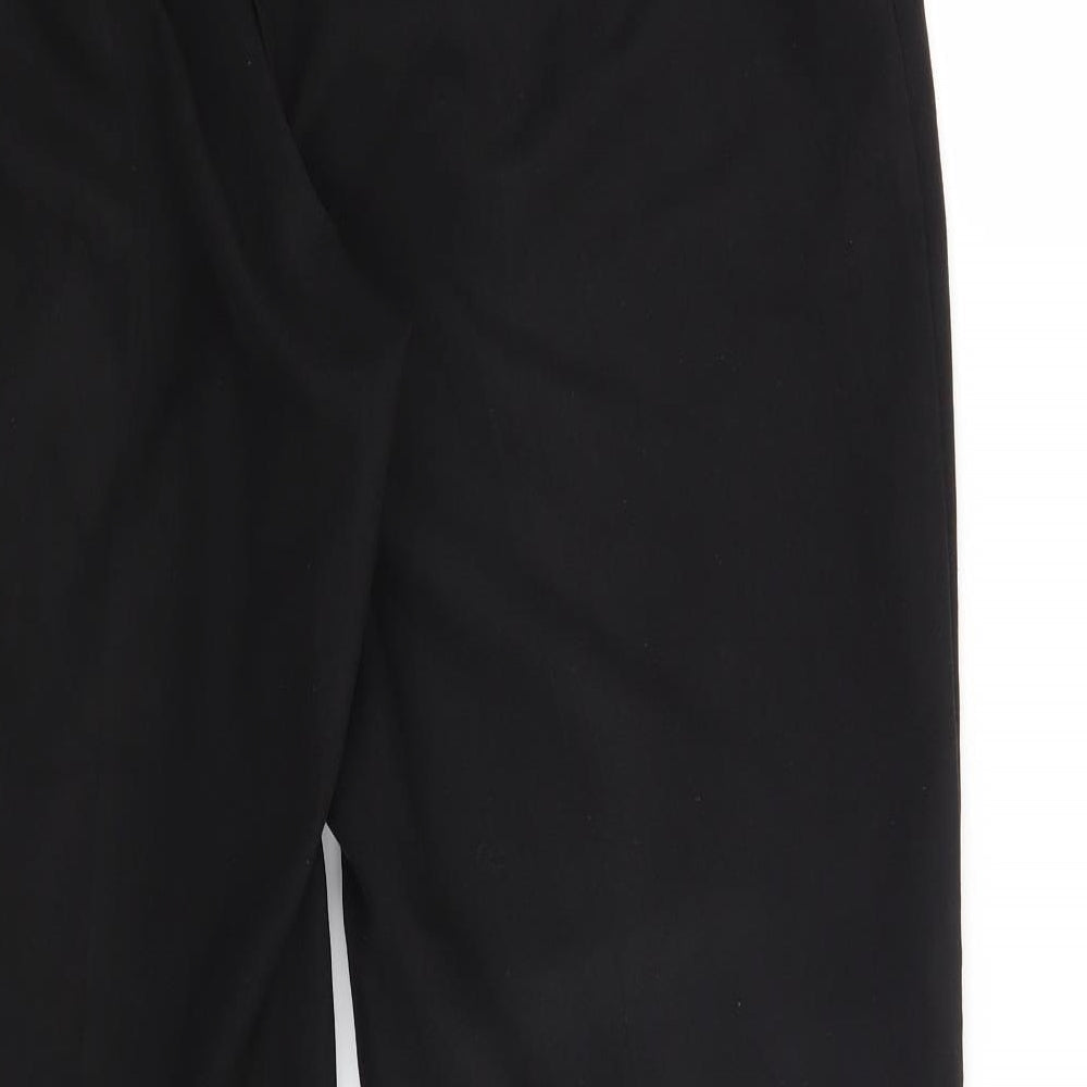 Womens UK Size 14 BHS Regular Fit  Black Trousers