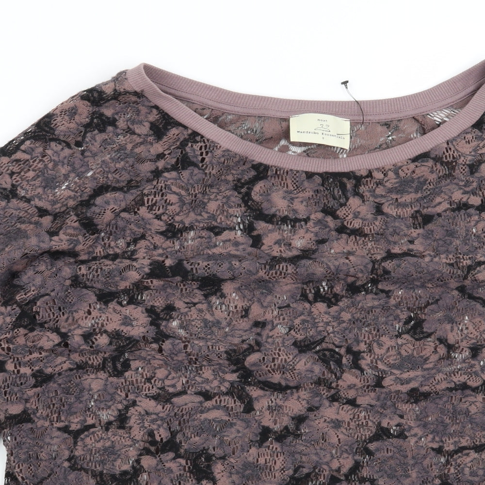 Womens UK Size 8 NEXT Purple Pullover Sweatshirt