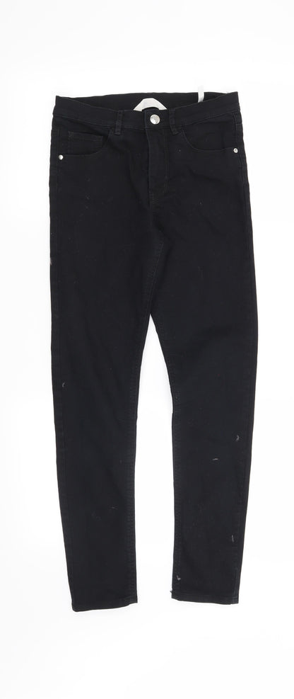 H&M Girls Black   Skinny Jeans Size 12 Years