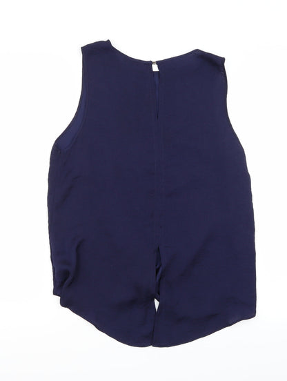 Womens UK Size 14 Riverisland Blue Basic Blouse
