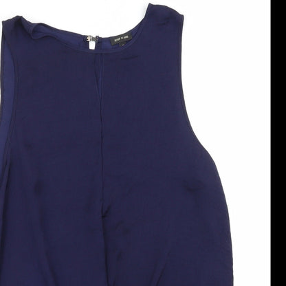 Womens UK Size 14 Riverisland Blue Basic Blouse