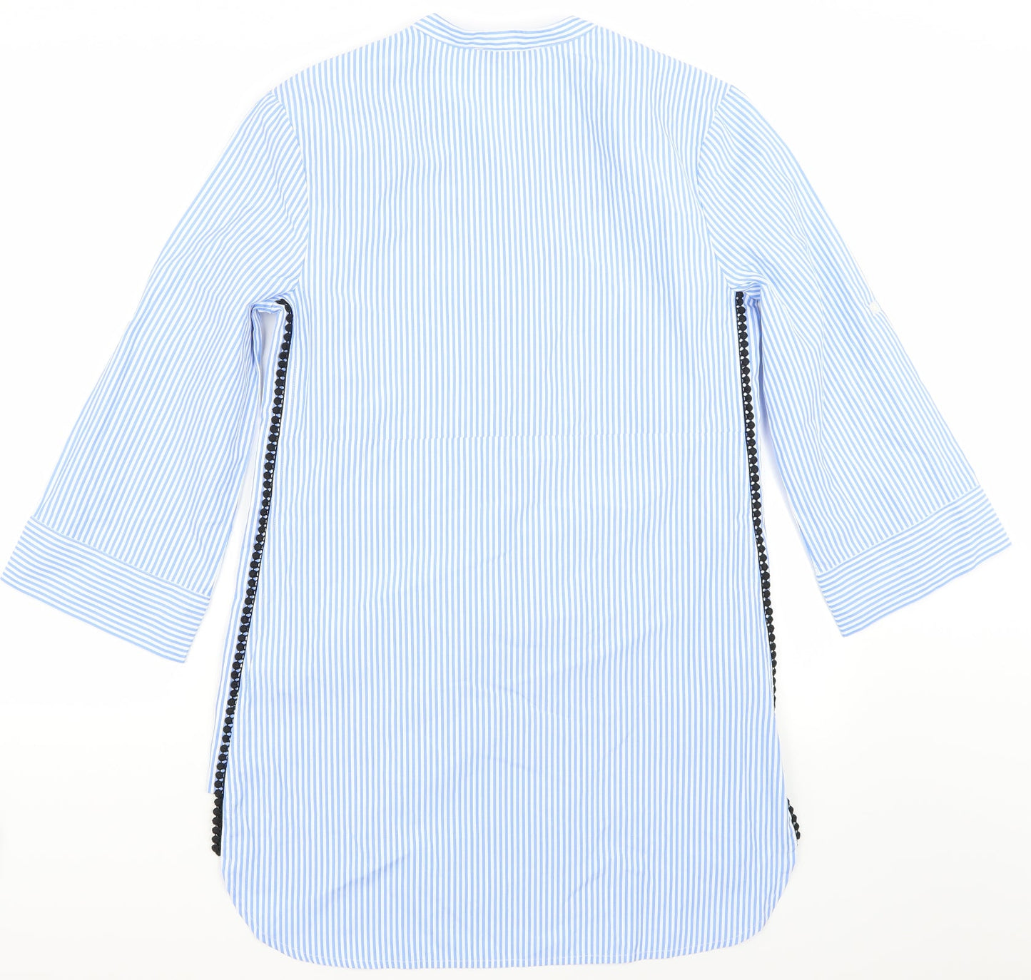 Per Una Womens Blue Striped  A-Line  Size 8