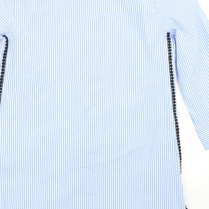 Per Una Womens Blue Striped  A-Line  Size 8