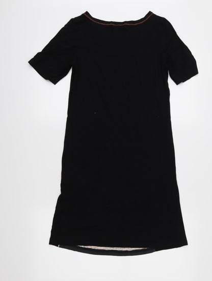 Body Flirt Womens Black  Jersey T-Shirt Dress  Size 4