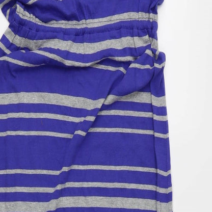 Gap Womens Blue Striped Jersey Maxi  Size S