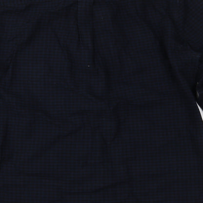 Mens UK Size S H&M Blue  Button-Up Long Sleeve Casual Shirt