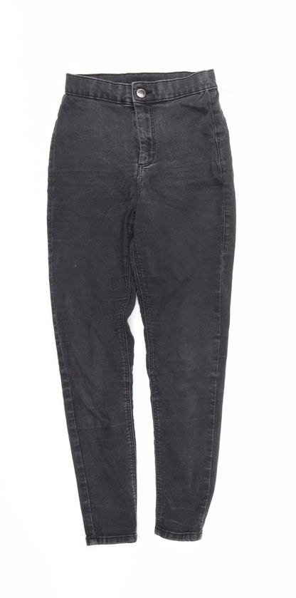 Topshop Womens Black  Denim Skinny Jeans  L30 in