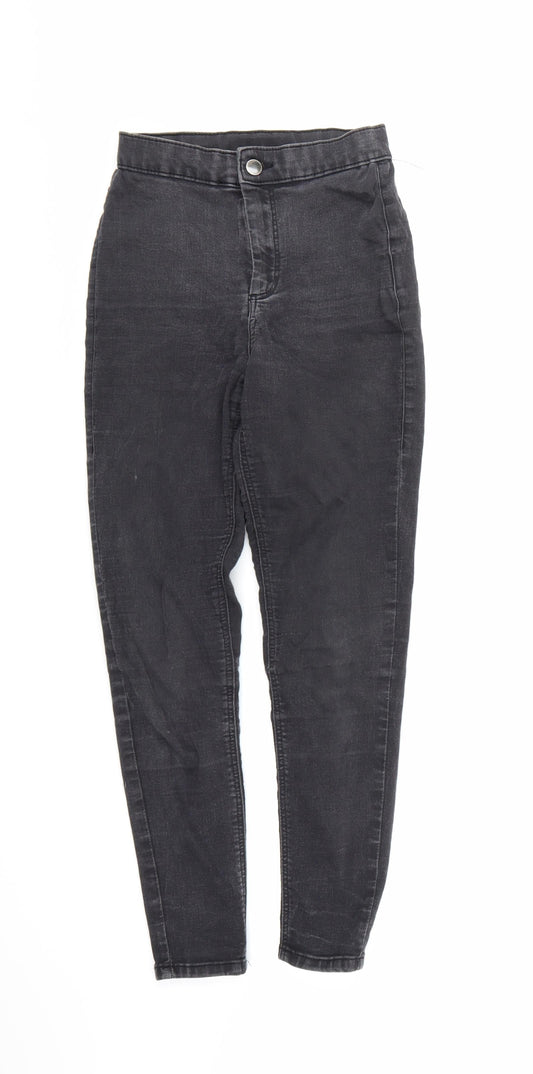 Topshop Womens Black  Denim Skinny Jeans  L30 in