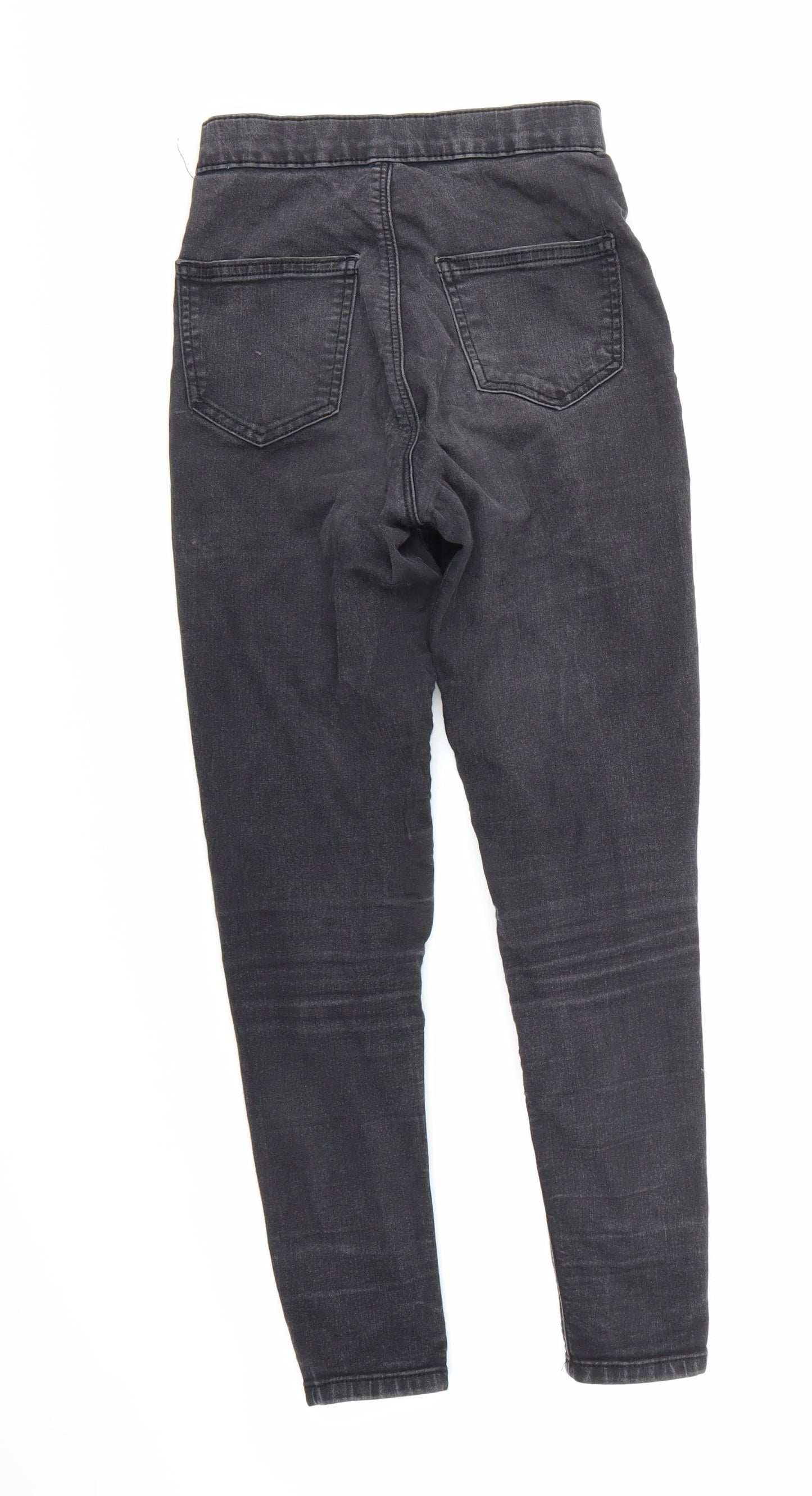 Topshop Womens Black  Denim Skinny Jeans  L30 in